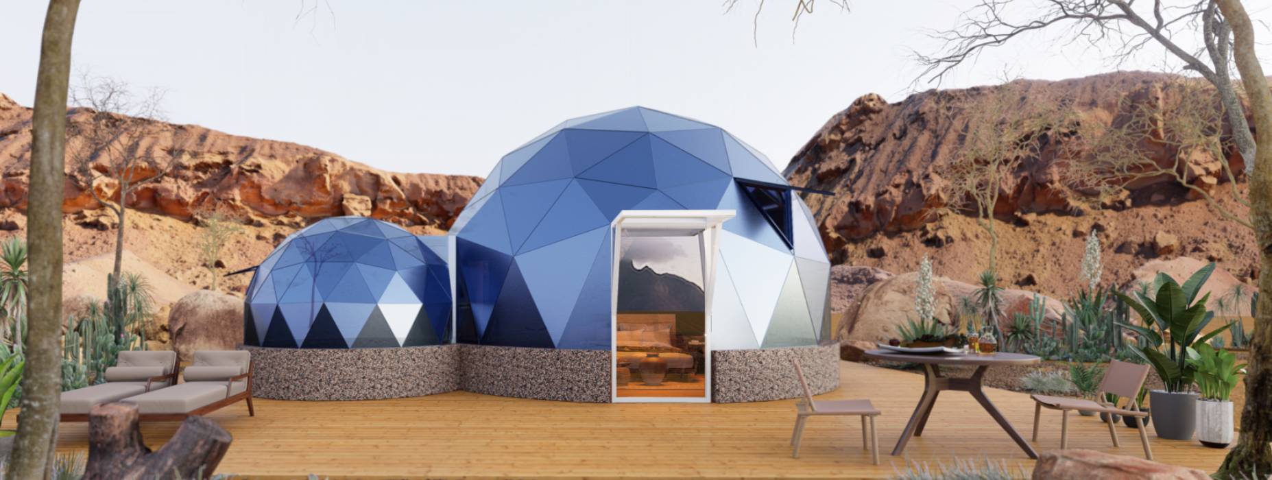 和布克赛尔球形智能光伏玻璃星空房